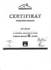 Certifik�t